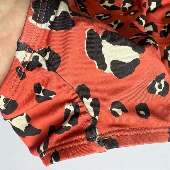 Anthropologie Square Neck One Piece Swimsuit Animal Print Small - Picture 6 of 10